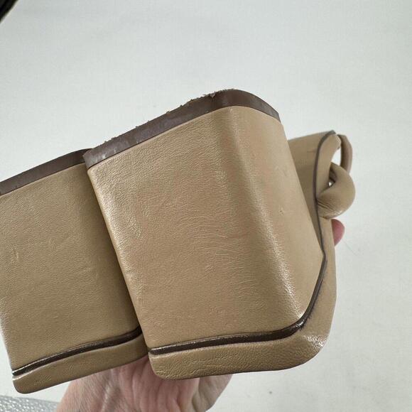 Free People sandals heels womens 37 7 tan square toe parker boho festival summer - Picture 8 of 8